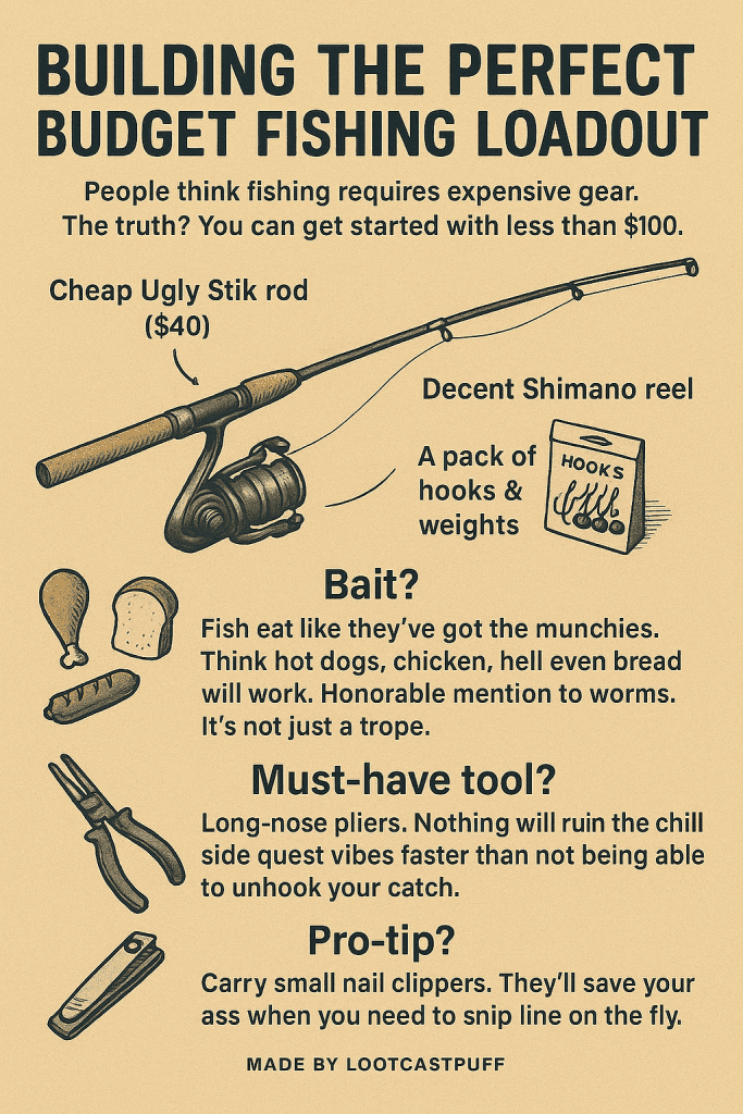 Budget Fishing Guide Infographic
